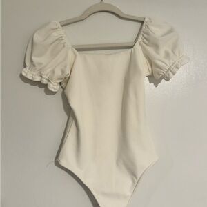 Show Me Your MuMu Cream Bodysuit